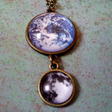 Earth and Moon Necklace