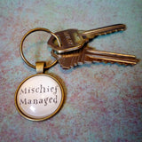 Mischief Managed Keychain